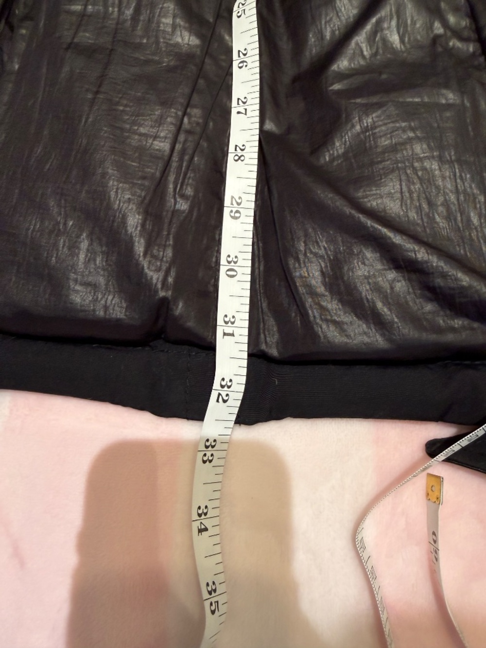 Black  Down Parka with Leather Details and Removable Fur, Rudsak, US M - Picture 13 of 14